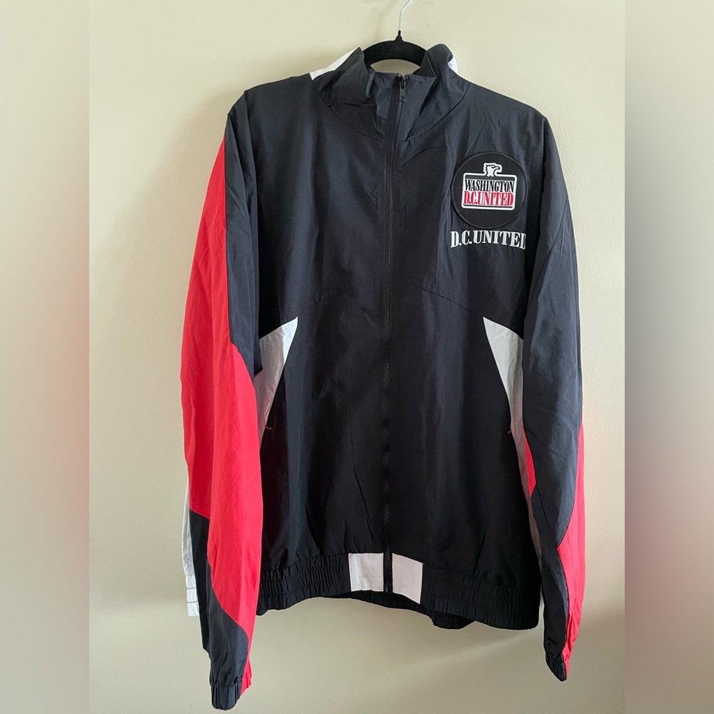New! Mitchell & Ness D.C. United Black and Red Jacket